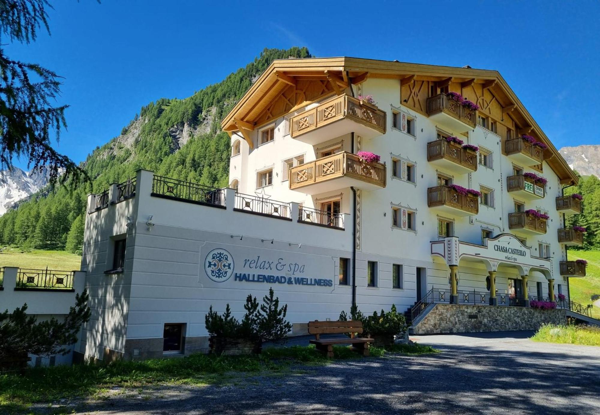 Chasa Castello Relax & Spa Samnaun Exterior foto